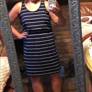 Navy/White stripe GAP DRESS Large